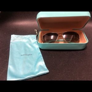 Authentic Tiffany & Co aviator sunglasses